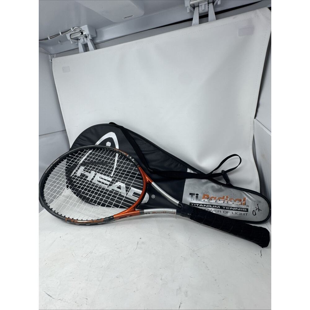AUSTRIAN HEAD TITANIUM Ti.RADICAL TENNIS RACQUET (4 1/4) L5 With Case Oversized